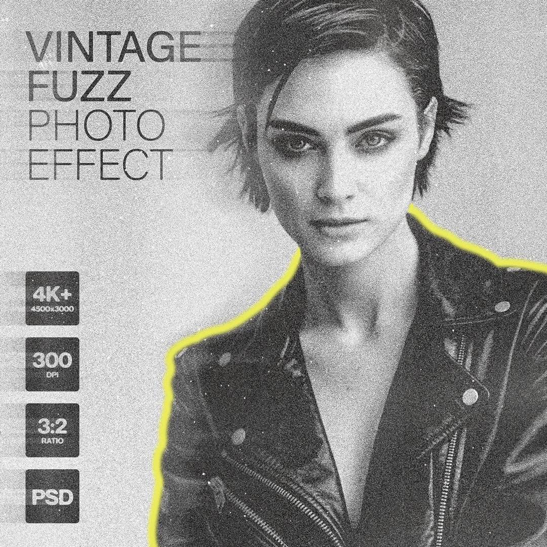 Vintage Fuzz Photo Effect