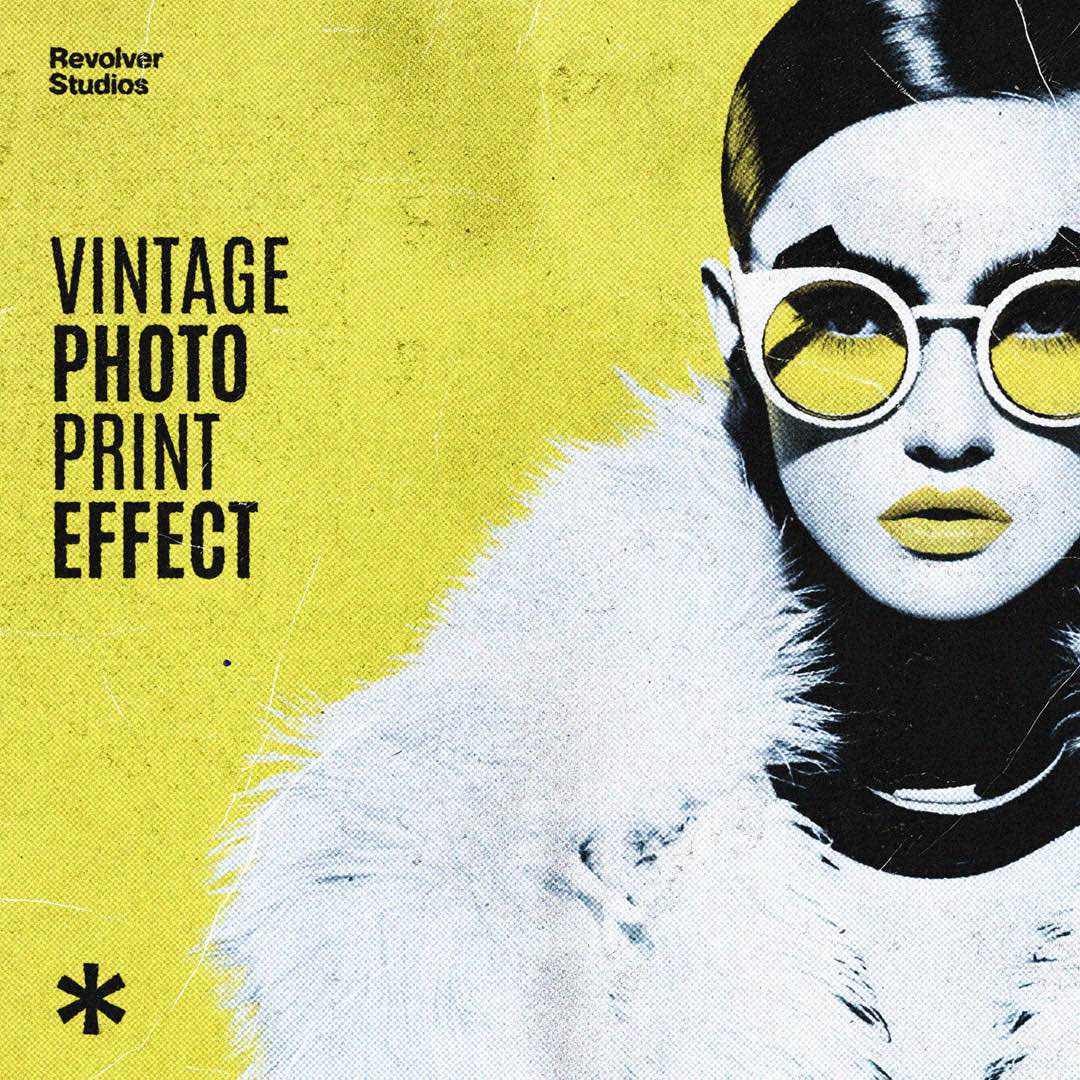 Vintage Photo Print Effect